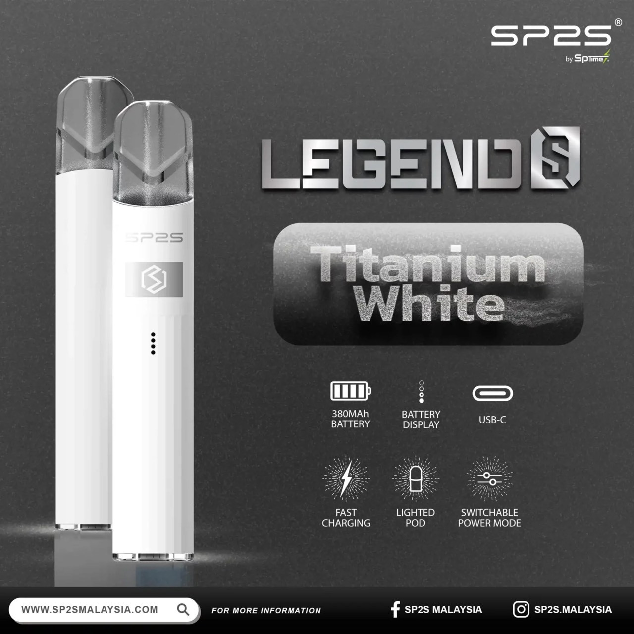 <p><strong>SP2S 鈦色主機<br />
一代通用/兩段式功率</strong></p>